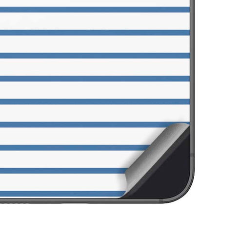 Blue and White Stripes Galaxy A14 5G Skin