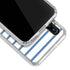 Blue and White Stripes Galaxy A20 Clear Case