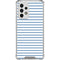 Blue and White Stripes Galaxy A33 5G Clear Case
