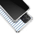 Blue and White Stripes Galaxy A52 5G Clear Case