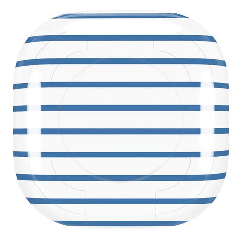Blue and White Stripes Galaxy Buds Live Skin