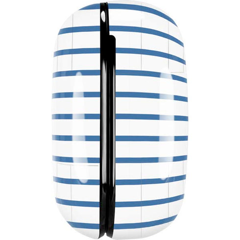Blue and White Stripes Galaxy Buds Live Skin