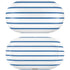 Blue and White Stripes Galaxy Buds Plus Skin