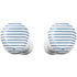 Blue and White Stripes Galaxy Buds Plus Skin