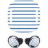 Blue and White Stripes Galaxy Buds Pro Skin