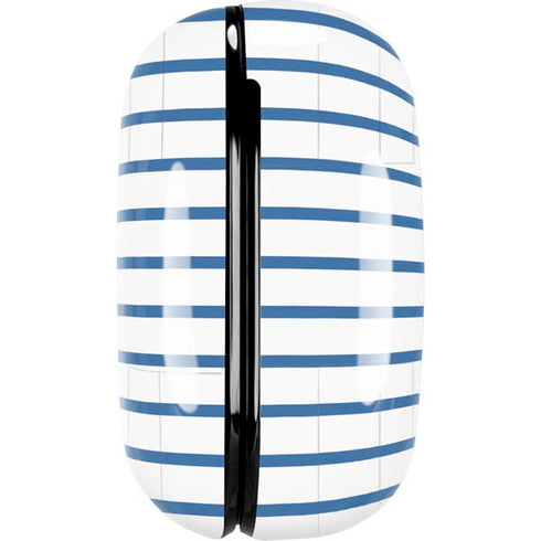 Blue and White Stripes Galaxy Buds Pro Skin