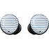 Blue and White Stripes Galaxy Buds Skin