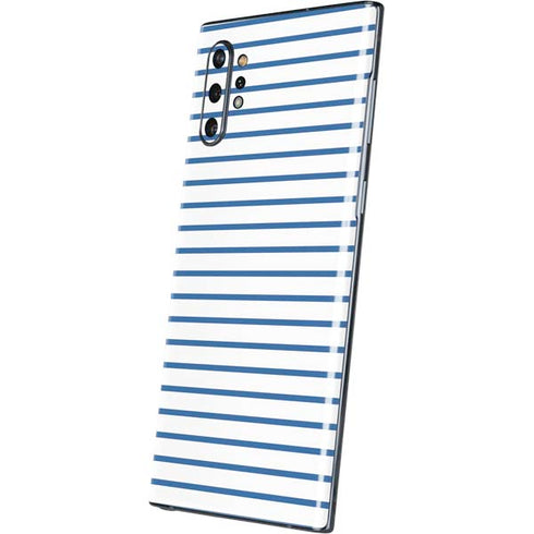 Blue and White Stripes Galaxy Note 10 Plus Skin