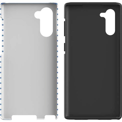 Blue and White Stripes Galaxy Note 10 Pro Case
