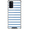 Blue and White Stripes Galaxy Note20 5G Clear Case