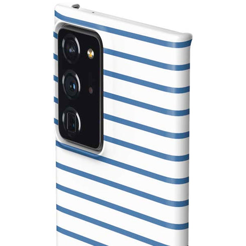 Blue and White Stripes Galaxy Note20 Ultra 5G Lite Case