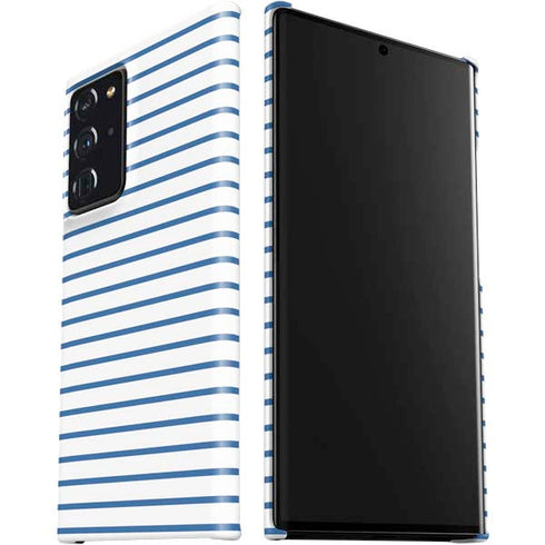 Blue and White Stripes Galaxy Note20 Ultra 5G Lite Case