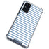 Blue and White Stripes Galaxy S20 FE Clear Case