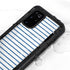 Blue and White Stripes Galaxy S20 Plus Waterproof Case