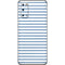 Blue and White Stripes Galaxy S20 Skin