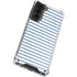 Blue and White Stripes Galaxy S21 5G Clear Case