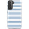 Blue and White Stripes Galaxy S21 5G Pro Case