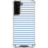 Blue and White Stripes Galaxy S21 Plus 5G Clear Case