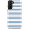 Blue and White Stripes Galaxy S21 Plus 5G Pro Case