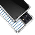 Blue and White Stripes Galaxy S21 Ultra 5G Clear Case