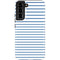 Blue and White Stripes Galaxy S22 Plus Pro Case
