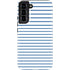 Blue and White Stripes Galaxy S22 Plus Pro Case