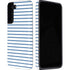 Blue and White Stripes Galaxy S22 Plus Pro Case