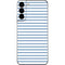Blue and White Stripes Galaxy S22 Plus Skin