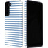 Blue and White Stripes Galaxy S22 Pro Case