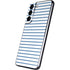 Blue and White Stripes Galaxy S22 Skin