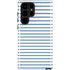 Blue and White Stripes Galaxy S22 Ultra Pro Case
