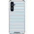 Blue and White Stripes Galaxy S23 FE Clear Case