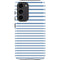 Blue and White Stripes Galaxy S23 Plus Pro Case