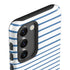 Blue and White Stripes Galaxy S23 Pro Case