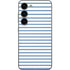 Blue and White Stripes Galaxy S23 Skin
