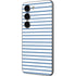 Blue and White Stripes Galaxy S23 Skin