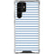 Blue and White Stripes Galaxy S24 Ultra Clear Case