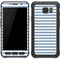 Blue and White Stripes Galaxy S7 Active Skin