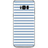 Blue and White Stripes Galaxy S8 Skin