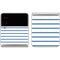 Blue and White Stripes Galaxy Z Flip3 5G Skin
