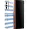 Blue and White Stripes Galaxy Z Fold2 5G Skin