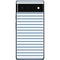Blue and White Stripes Google Pixel 6 Skin