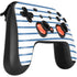 Blue and White Stripes Google Stadia Controller Skin