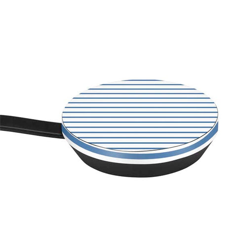 Blue and White Stripes Google Stadia Controller Skin