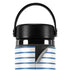 Blue and White Stripes Hydro Flask 20oz Wide Mouth Skin