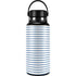 Blue and White Stripes Hydro Flask 32oz Wide Mouth Skin