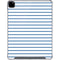 Blue and White Stripes iPad Pro 12.9in (2020) Clear Case