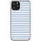Blue and White Stripes iPhone 11 Pro Clear Case