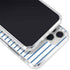 Blue and White Stripes iPhone 11 Pro Clear Case