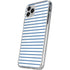 Blue and White Stripes iPhone 11 Pro Clear Case